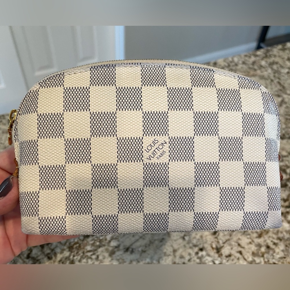 ❌SOLD❌Authentic Louis Vuitton Damier Azur cosmetic bag